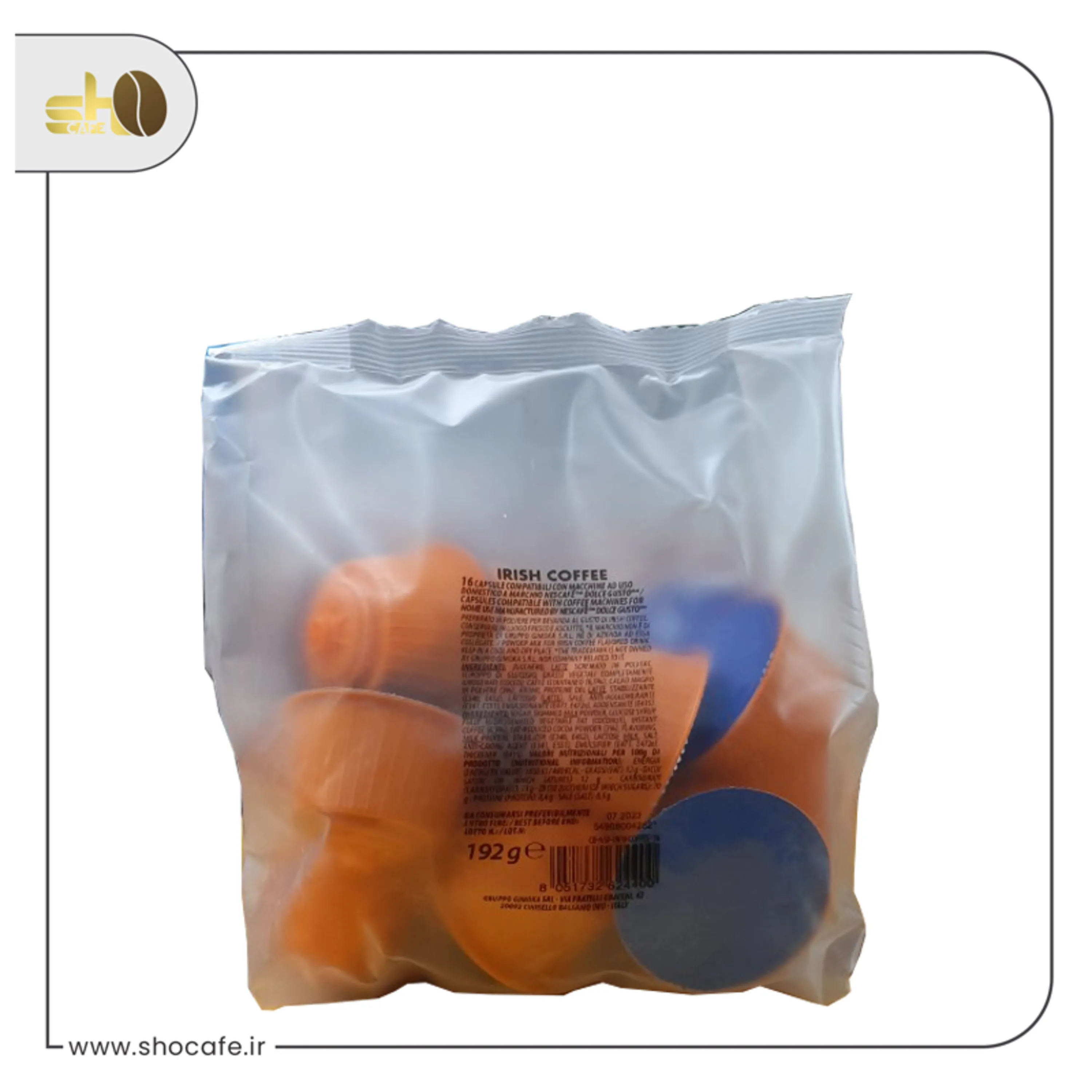 کپسول دولچه گوستو بونینی قهوه با طعم لیکور ایرلندی-16 عددی